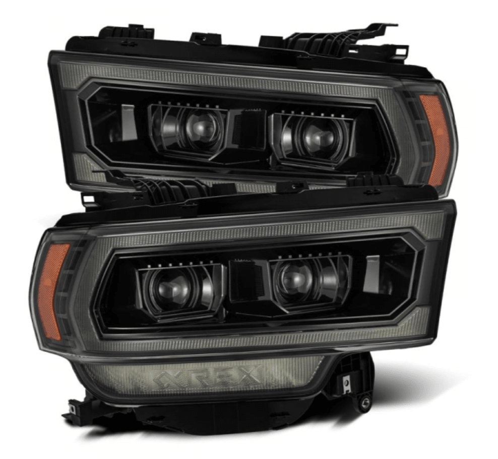 AlphaRex 880546 Pro - Series Alpha - Black Projector Headlights (2019 - 2024 Cummins) - Southern Diesel Supply