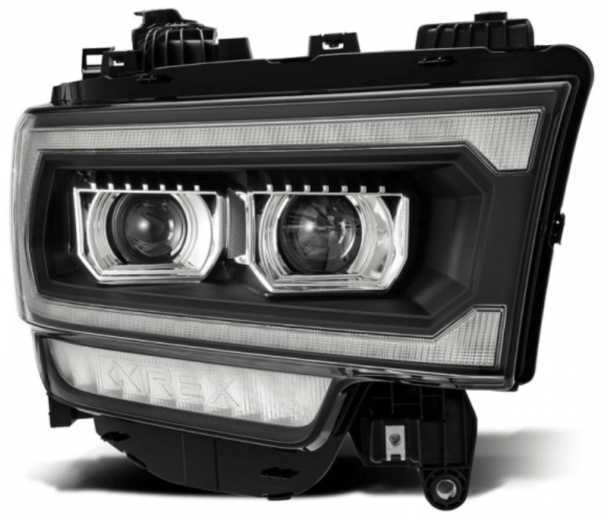 AlphaRex 880547 Pro - Series Black Projector Headlights (2019 - 2024 Cummins) - Southern Diesel Supply