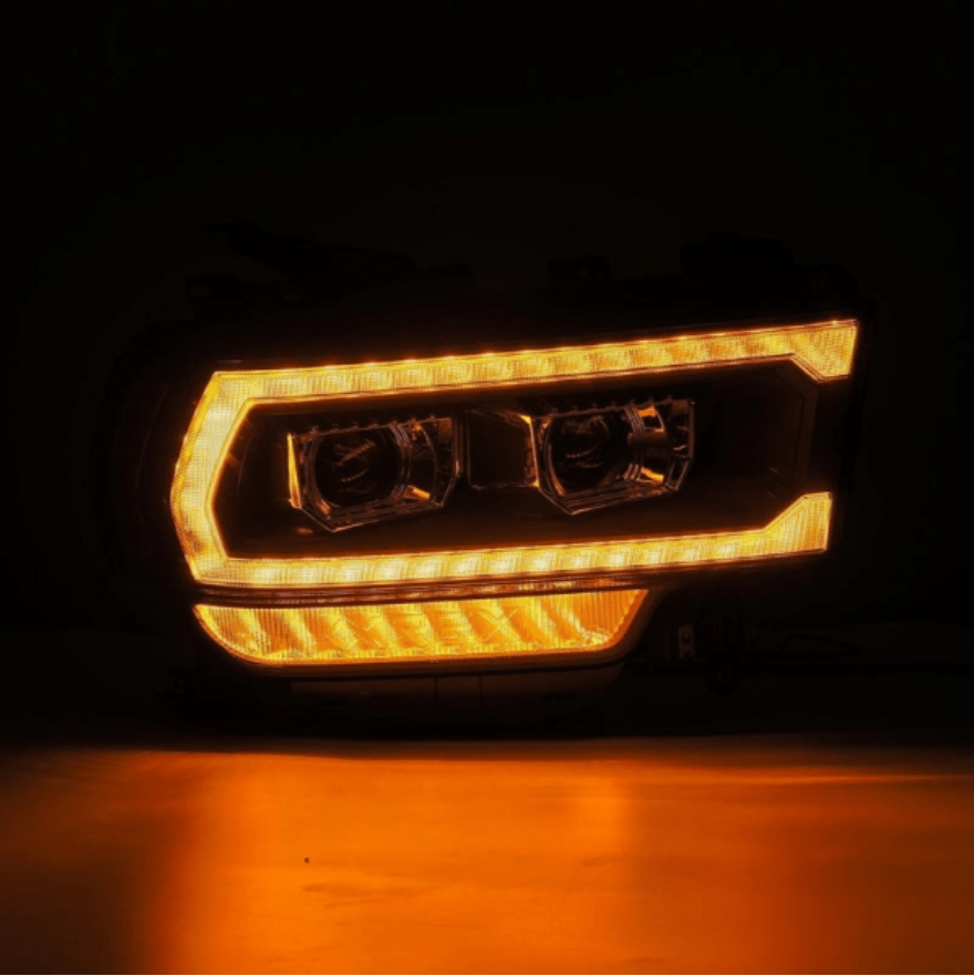 AlphaRex 880550 Luxx - Series Black LED Projector Headlights (2019 - 2024 Cummins) - Southern Diesel Supply