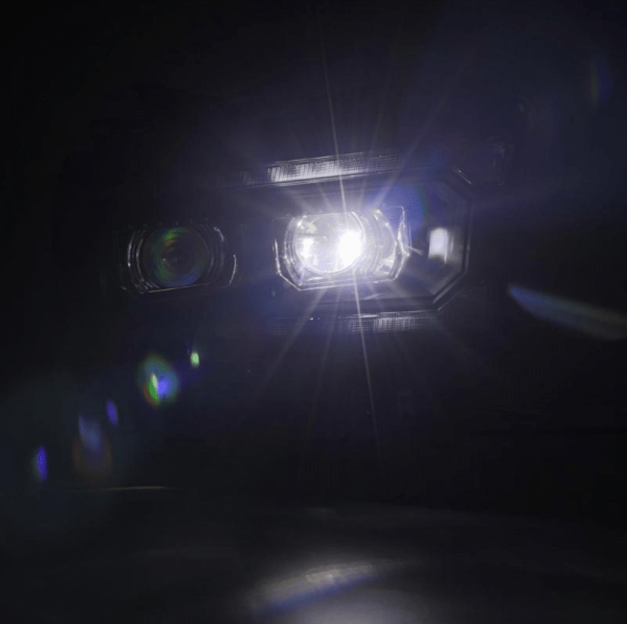 AlphaRex 880550 Luxx - Series Black LED Projector Headlights (2019 - 2024 Cummins) - Southern Diesel Supply