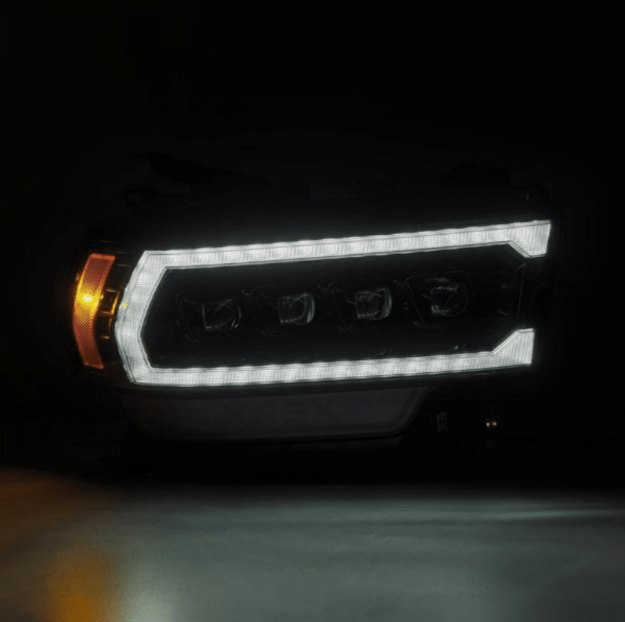 AlphaRex 880552 Nova - Series Alpha Black LED Projector Headlights (2019 - 2024 Cummins) - Southern Diesel Supply