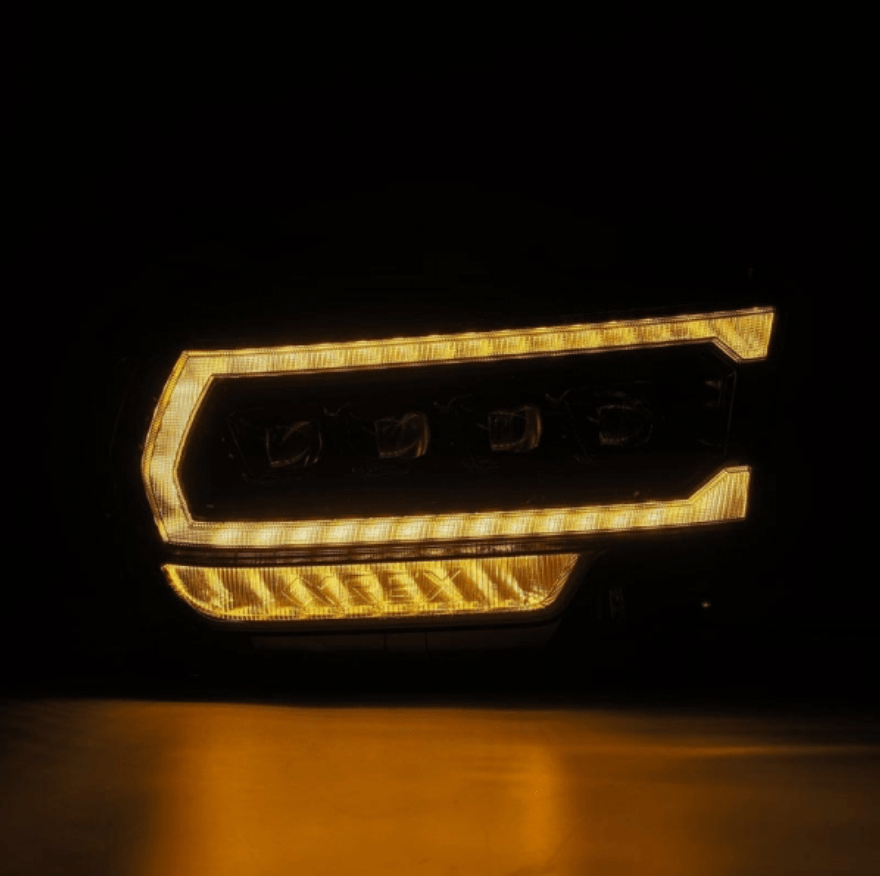 AlphaRex 880552 Nova - Series Alpha Black LED Projector Headlights (2019 - 2024 Cummins) - Southern Diesel Supply