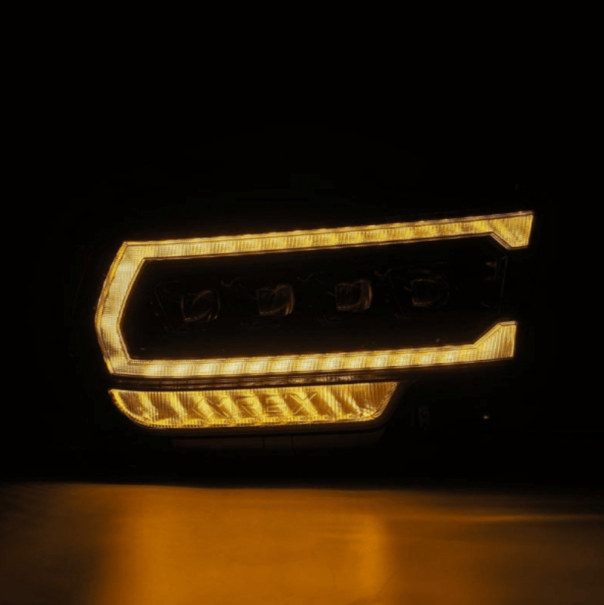 AlphaRex 880552 Nova - Series Alpha Black LED Projector Headlights (2019 - 2024 Cummins) - Southern Diesel Supply