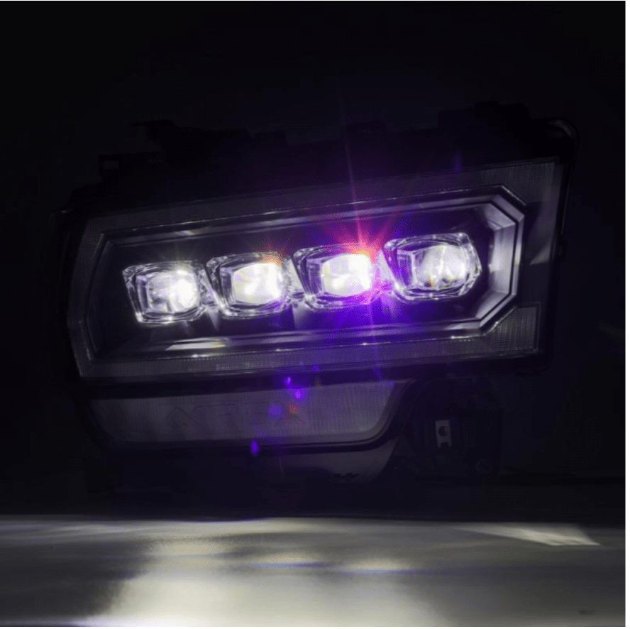 AlphaRex 880553 Nova - Series Black LED Projector Headlights (2019 - 2024 Cummins) - Southern Diesel Supply
