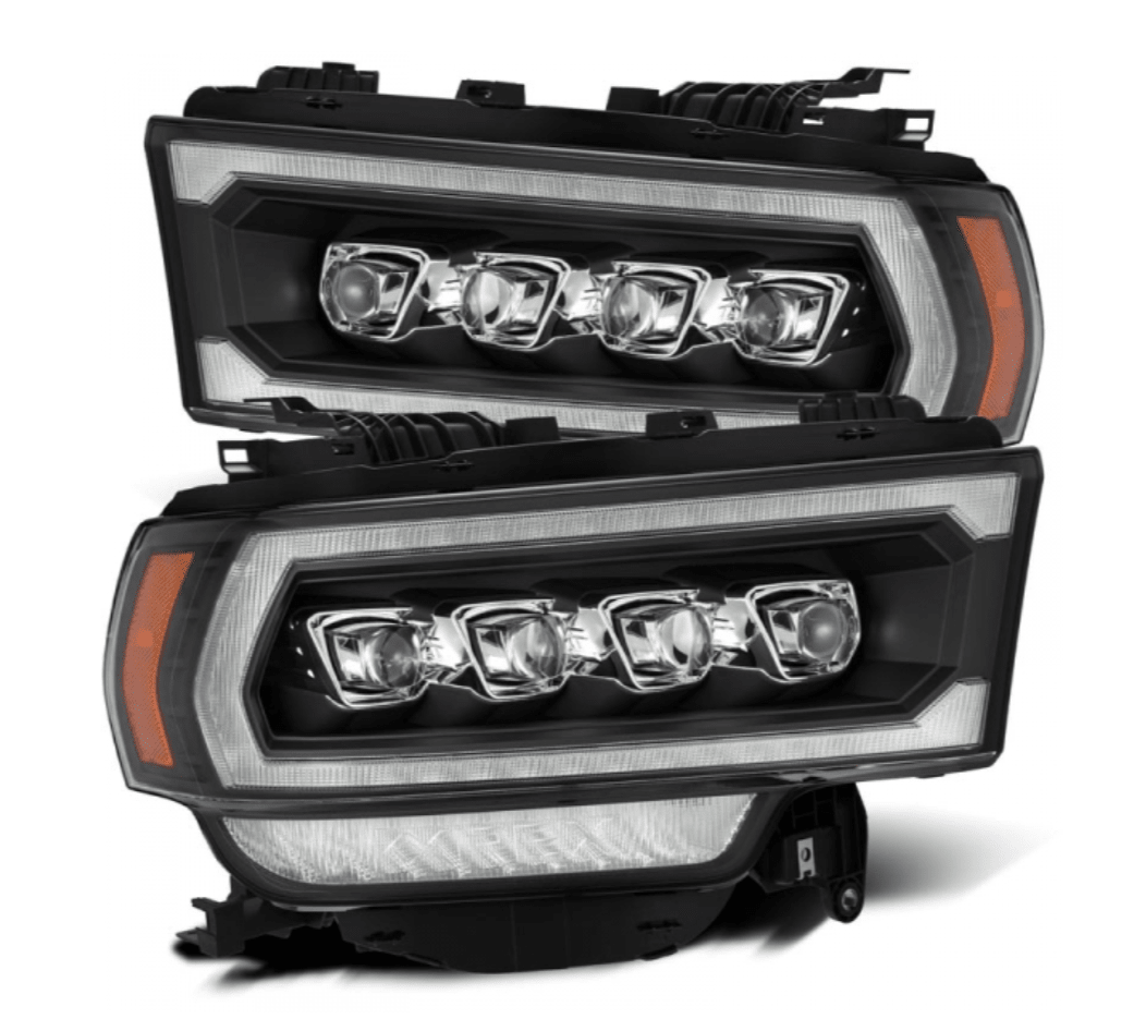 AlphaRex 880553 Nova - Series Black LED Projector Headlights (2019 - 2024 Cummins) - Southern Diesel Supply