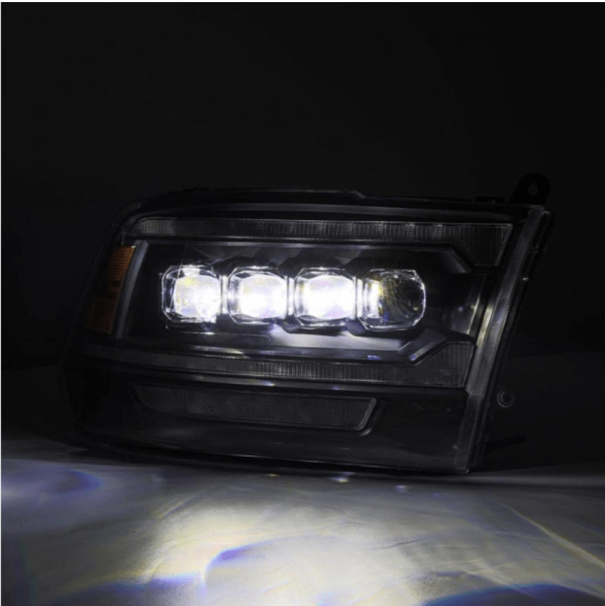 AlphaRex 880555 Nova - Series Black LED Projector Headlights - Southern Diesel Supply