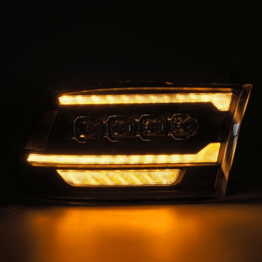 AlphaRex 880555 Nova - Series Black LED Projector Headlights - Southern Diesel Supply
