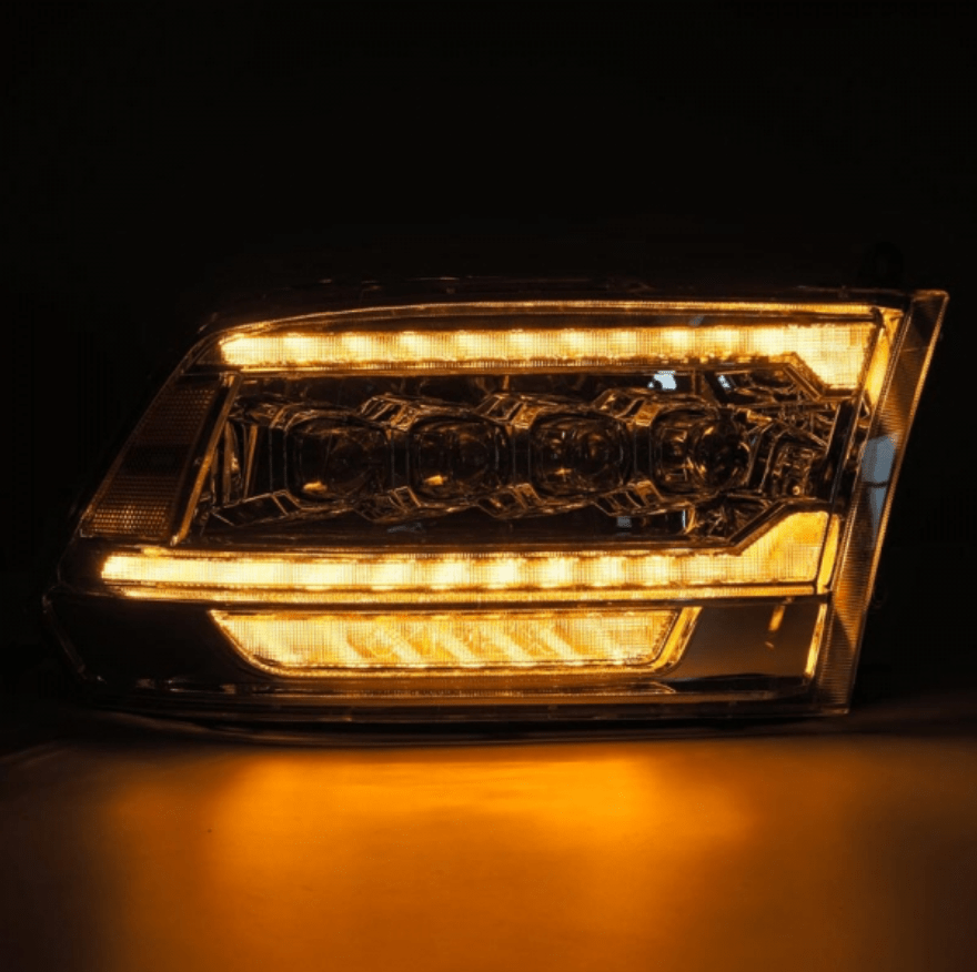 AlphaRex 880556 Nova - Series Chrome LED Projector Headlights - Southern Diesel Supply