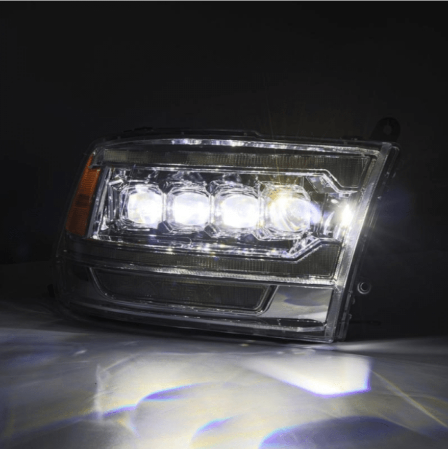 AlphaRex 880556 Nova - Series Chrome LED Projector Headlights - Southern Diesel Supply