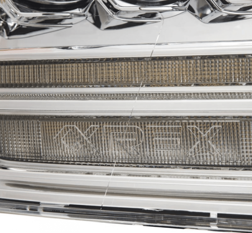 AlphaRex 880556 Nova - Series Chrome LED Projector Headlights - Southern Diesel Supply