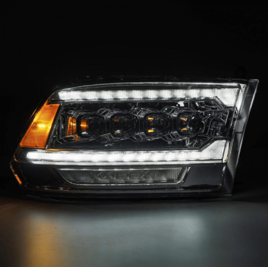 AlphaRex 880556 Nova - Series Chrome LED Projector Headlights - Southern Diesel Supply