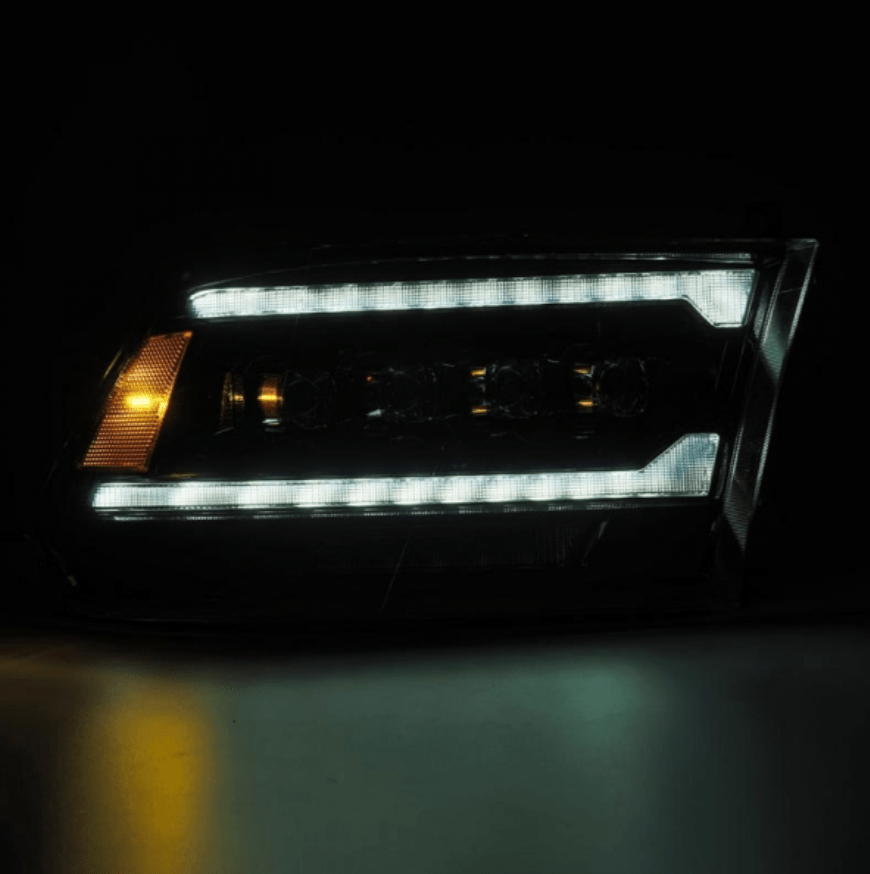 AlphaRex 880557 Nova - Series Alpha - Black LED Projector Headlights - Southern Diesel Supply