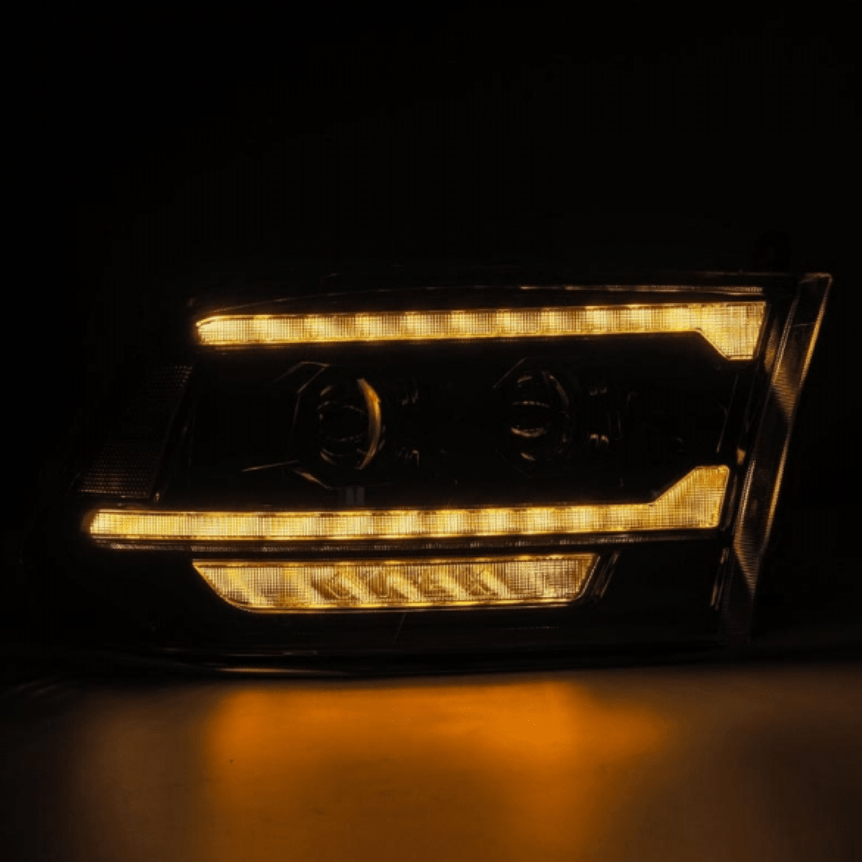 AlphaRex 880560 Luxx - Series Alpha - Black LED Projector Headlights - Southern Diesel Supply
