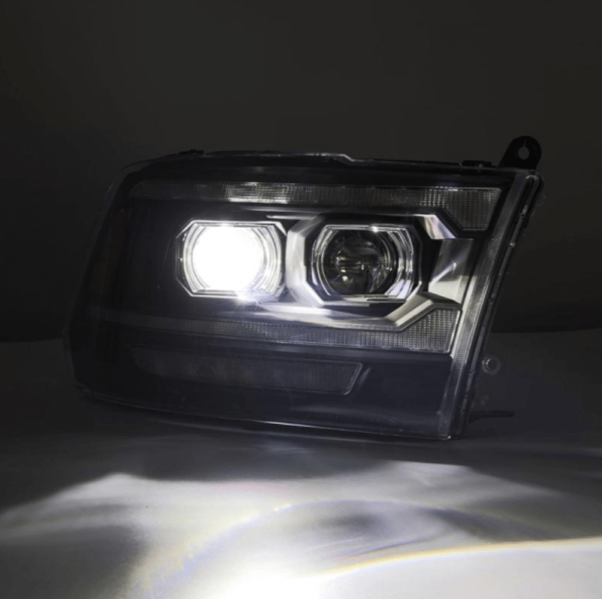AlphaRex 880560 Luxx - Series Alpha - Black LED Projector Headlights - Southern Diesel Supply