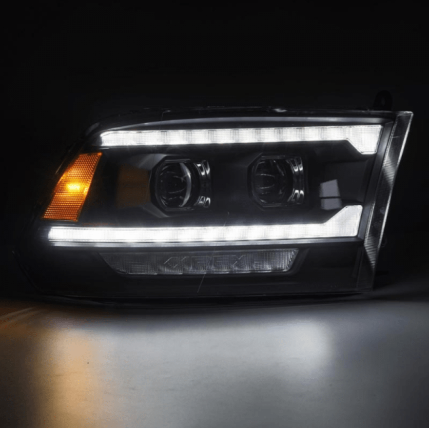 AlphaRex 880561 Pro - Series Black Projector Headlights - Southern Diesel Supply