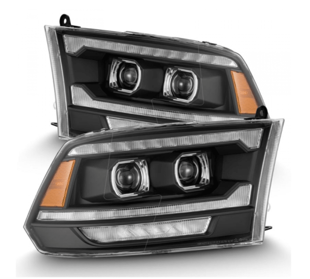 AlphaRex 880561 Pro - Series Black Projector Headlights - Southern Diesel Supply
