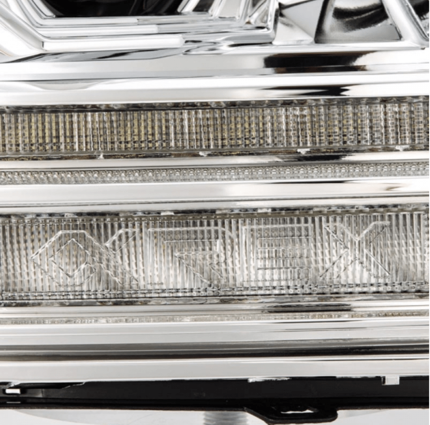 AlphaRex 880562 Pro - Series Chrome Projector Headlights - Southern Diesel Supply