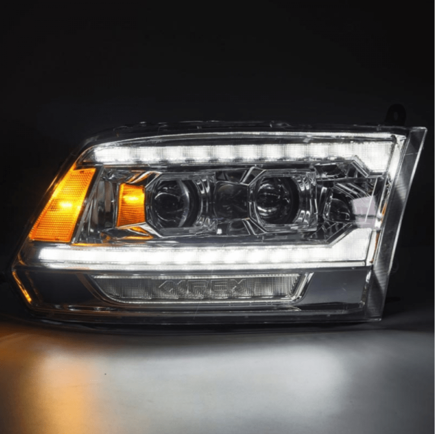 AlphaRex 880562 Pro - Series Chrome Projector Headlights - Southern Diesel Supply
