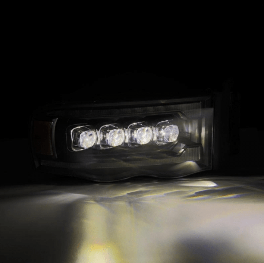 AlphaRex 880564 Nova - Series Black LED Projector Headlights - Southern Diesel Supply