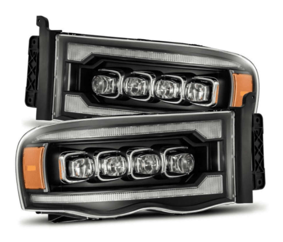 AlphaRex 880564 Nova - Series Black LED Projector Headlights - Southern Diesel Supply