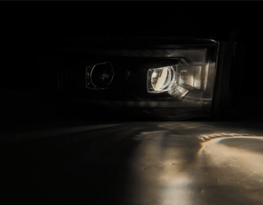 AlphaRex 880567 Luxx - Series Black LED Projector Headlights - Southern Diesel Supply