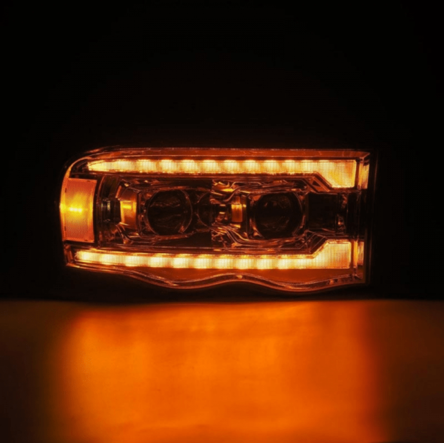 AlphaRex 880568 Luxx - Series Chrome LED Projector Headlights - Southern Diesel Supply