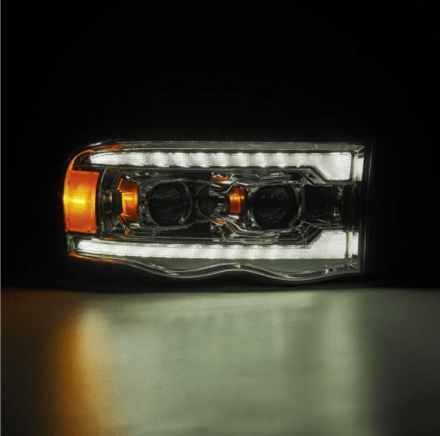 AlphaRex 880568 Luxx - Series Chrome LED Projector Headlights - Southern Diesel Supply