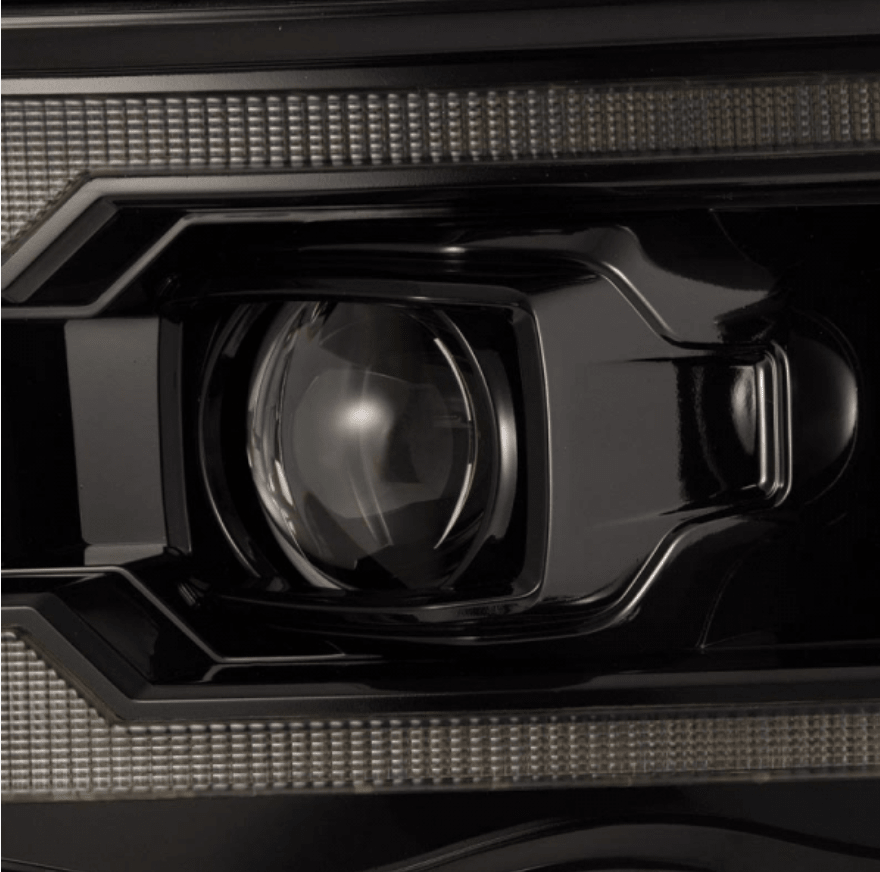 AlphaRex 880569 Luxx - Series Alpha - Black LED Projector Headlights - Southern Diesel Supply