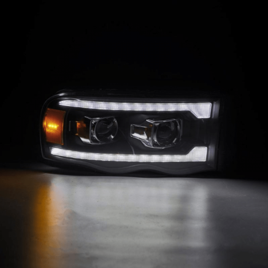 AlphaRex 880570 Pro - Series Black Projector Headlights - Southern Diesel Supply