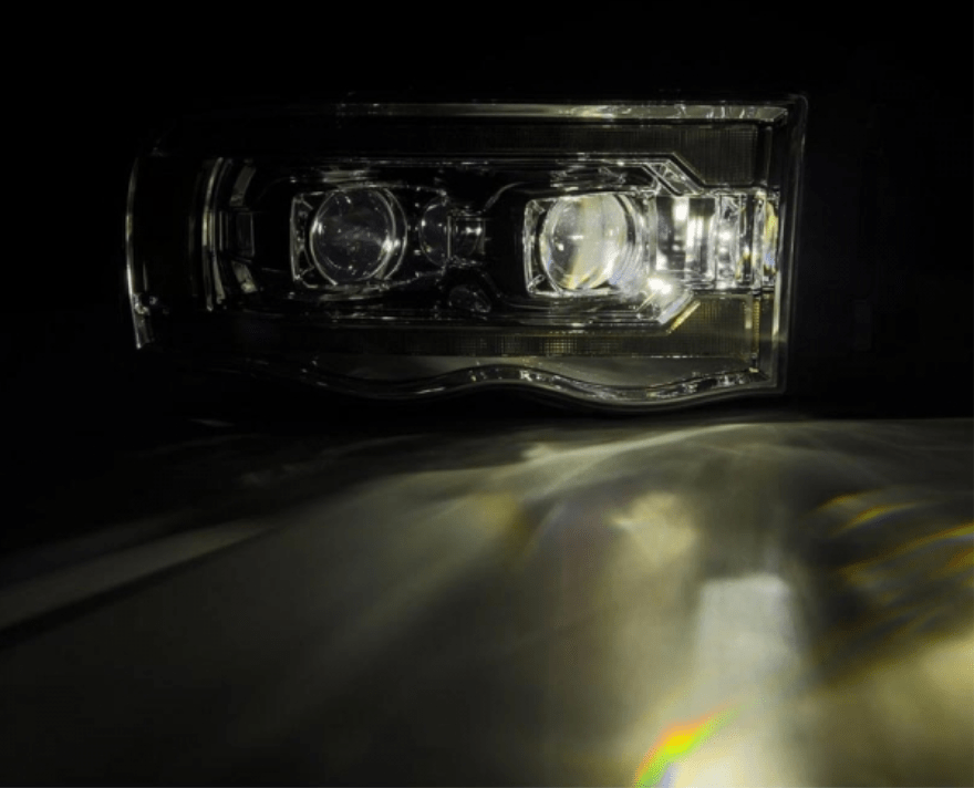 AlphaRex 880571 Pro - Series Chrome Projector Headlights - Southern Diesel Supply
