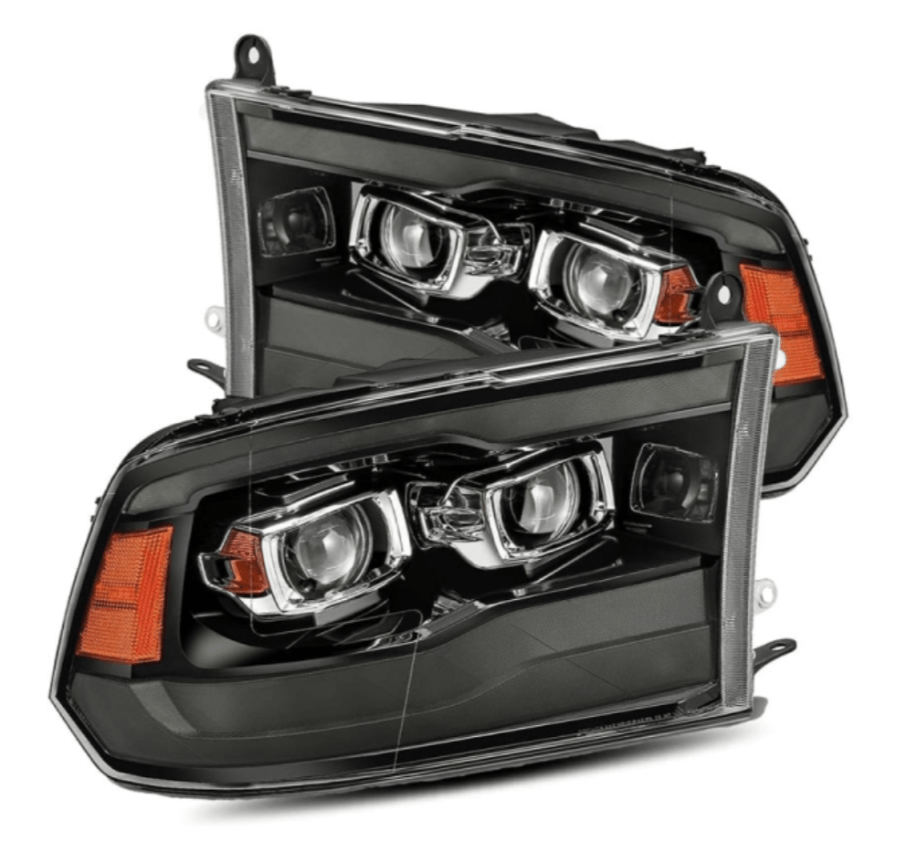 AlphaRex 880593 Pro - Series Jet Black Projector Headlights - Southern Diesel Supply