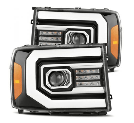 AlphaRex 880605 Pro-Series Jet Black Projector Headlights
