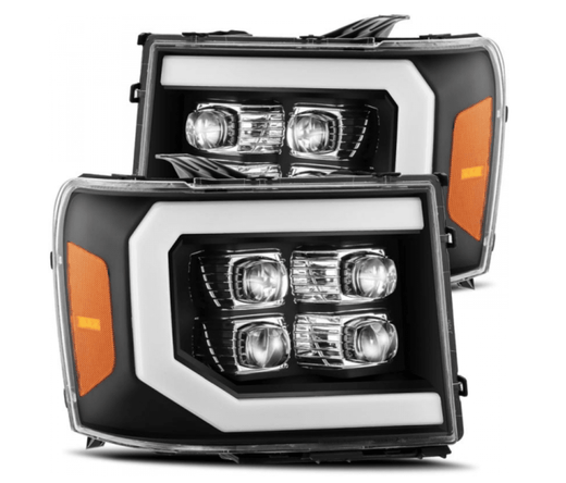 AlphaRex 880609 Nova-Series Gloss Black LED Projector Headlights