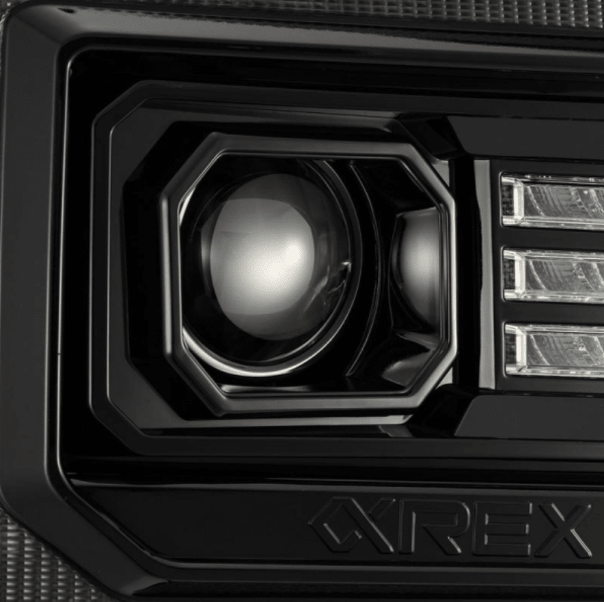 AlphaRex 880612 Pro - Series Alpha - Black Projector Headlights - Southern Diesel Supply