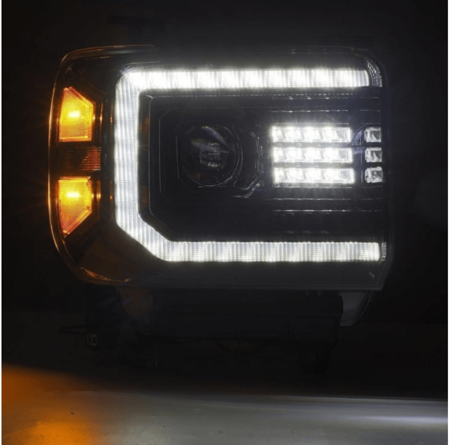 AlphaRex 880612 Pro - Series Alpha - Black Projector Headlights - Southern Diesel Supply