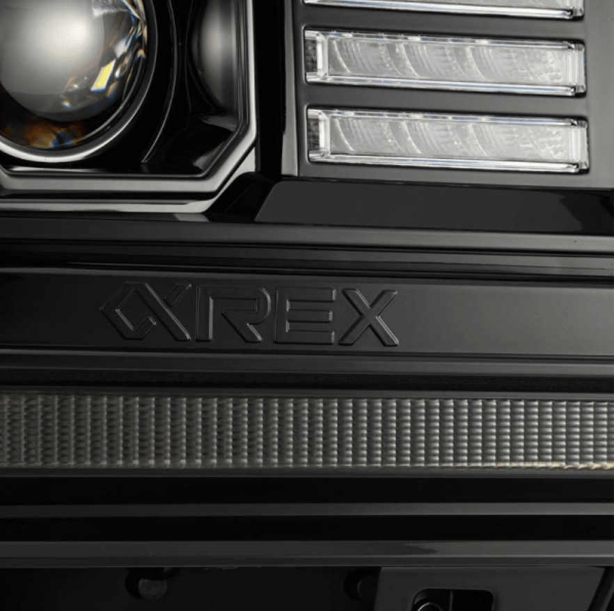 AlphaRex 880612 Pro - Series Alpha - Black Projector Headlights - Southern Diesel Supply