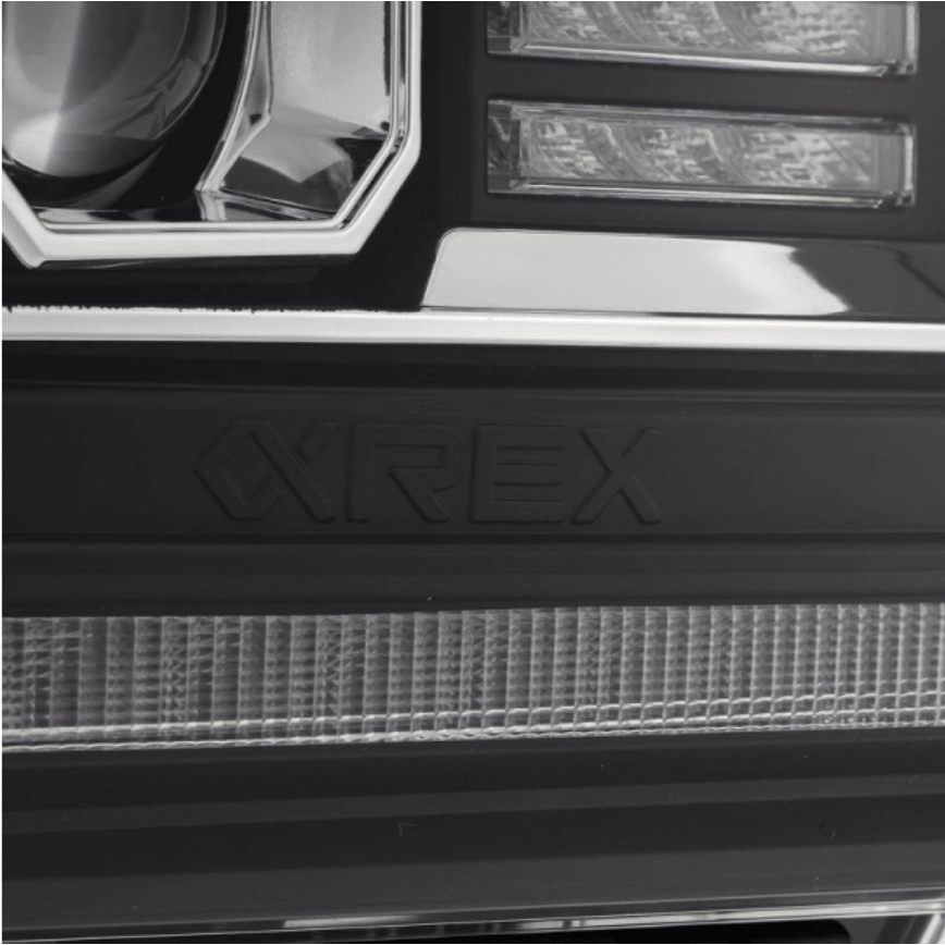 AlphaRex 880613 Pro - Series Black Projector Headlights - Southern Diesel Supply