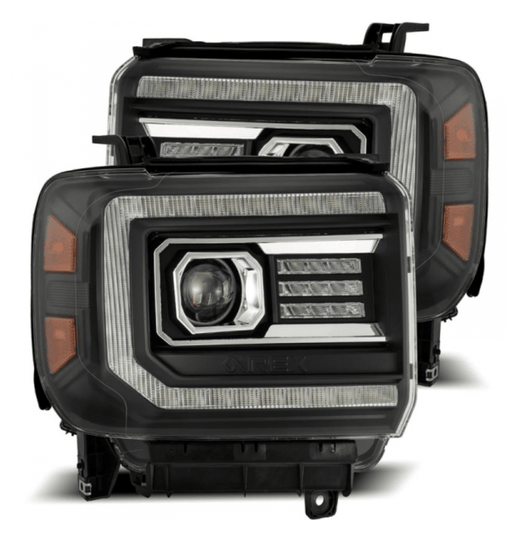 AlphaRex 880613 Pro-Series Black Projector Headlights