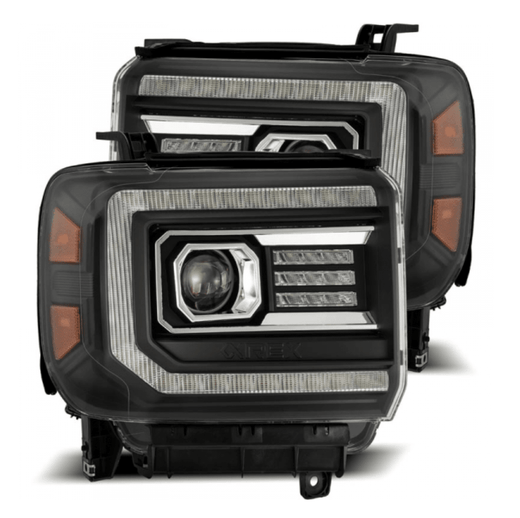 AlphaRex 880615 Luxx-Series Black LED Projector Headlights