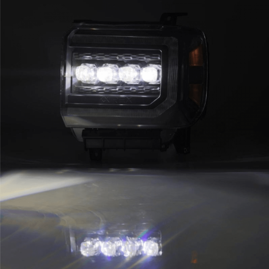 AlphaRex 880617 Nova - Series Black LED Projector Headlights - Southern Diesel Supply
