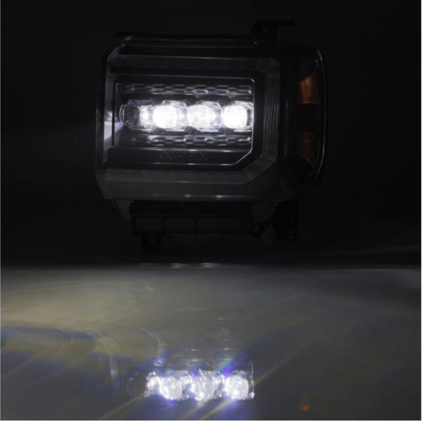 AlphaRex 880617 Nova - Series Black LED Projector Headlights - Southern Diesel Supply