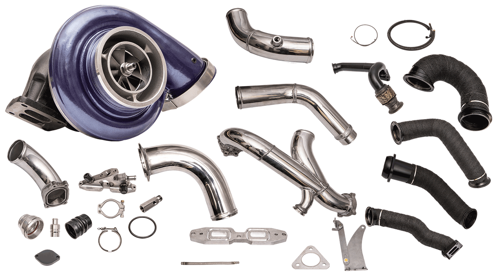 ATS Diesel Performance ATS 202 - 962 - 3416 Aurora Plus 6000 Compound Turbo System Fits 2015 - 2016 6.7L Power Stroke - Southern Diesel Supply