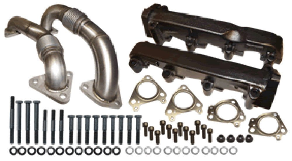 ATS Diesel Performance ATS 204 - 900 - 4248 Pulse Flow Exhaust Manifold Kit Fits 2001 - 2004 6.6L Duramax - Southern Diesel Supply