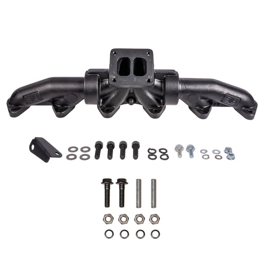 ATS Diesel Performance ATS 204-910-2218 Pulse Flow Exhaust Manifold Kit Fits 98.5-2002 5.9L 24V Cummins 3-Pc T3 With Turbo Flange Hardware