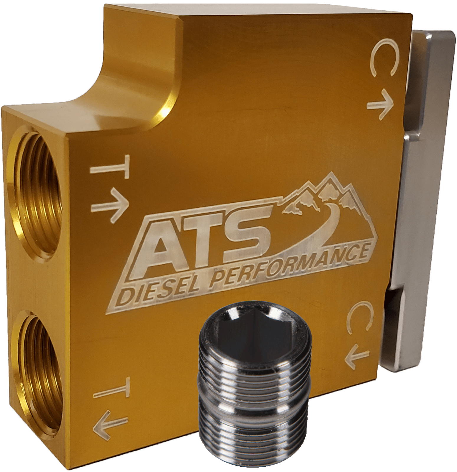 ATS Diesel Performance ATS 310 - 005 - 2464 Thermal Bypass Valve Up - Grade W/ Billet Filter Coupler (2019 - 2024 Cummins) - Southern Diesel Supply
