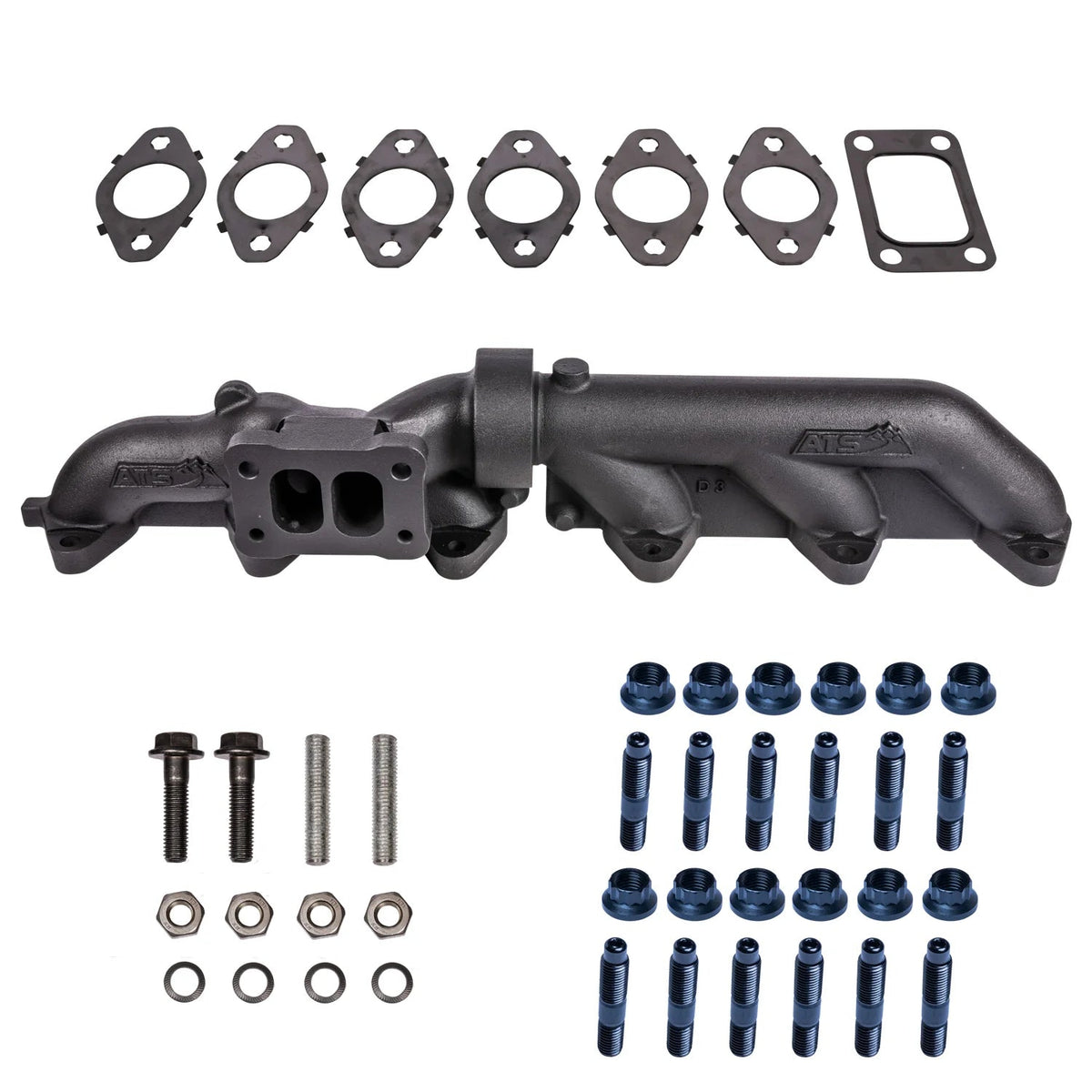 ATS Pulse Flow Exhaust Manifold Kit (2003-2007 5.9L Cummins) - Southern Diesel Supply