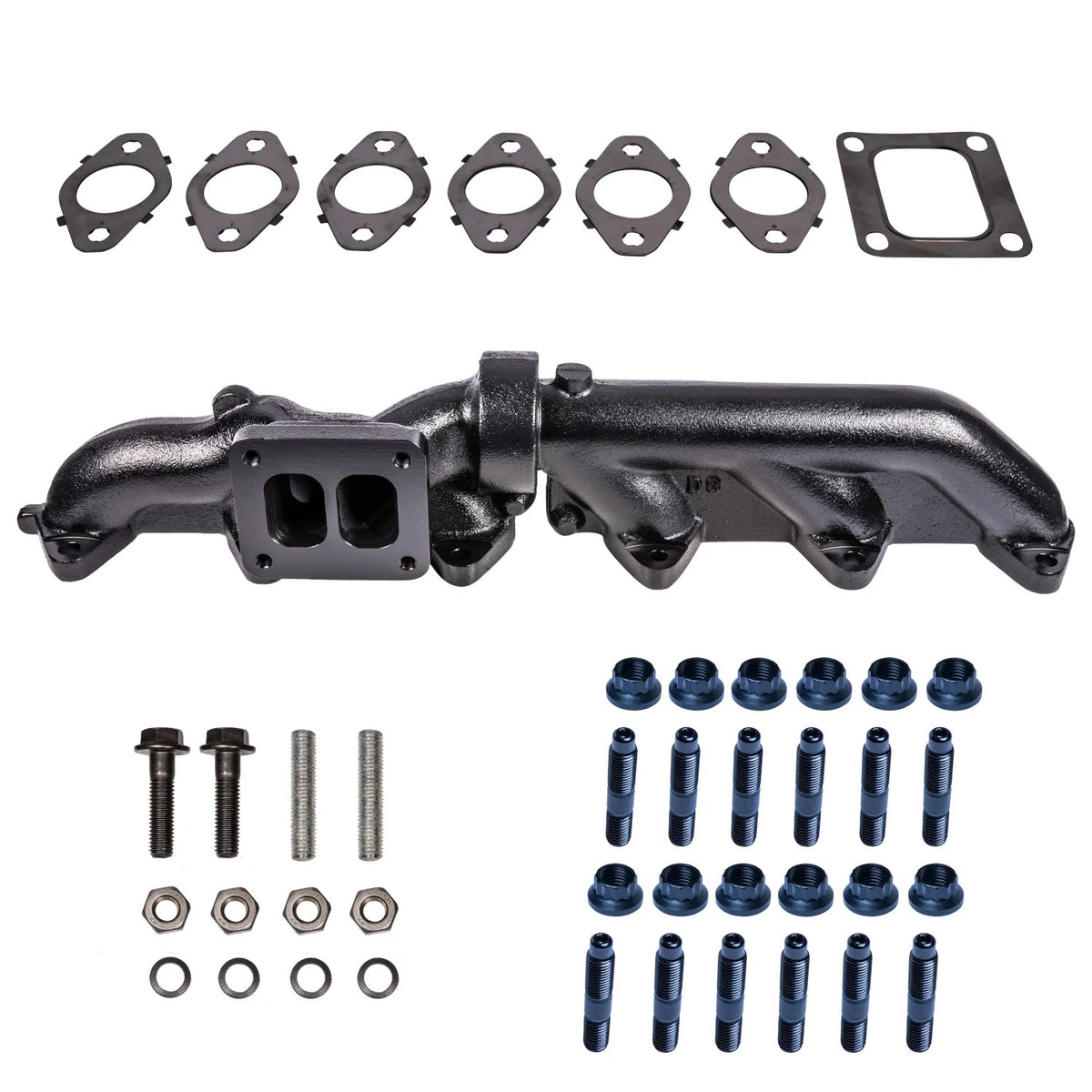 ATS Pulse Flow Exhaust Manifold Kit (2003-2007 5.9L Cummins) - Southern Diesel Supply
