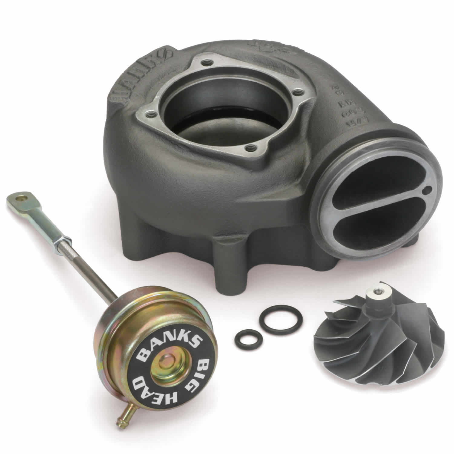 Banks Power 24458 Turbo Upgrade Kit Big - Head Wastegate Compressor Wheel Quick Turbo (1999.5 - 2003 Power Stroke) - Southern Diesel Supply