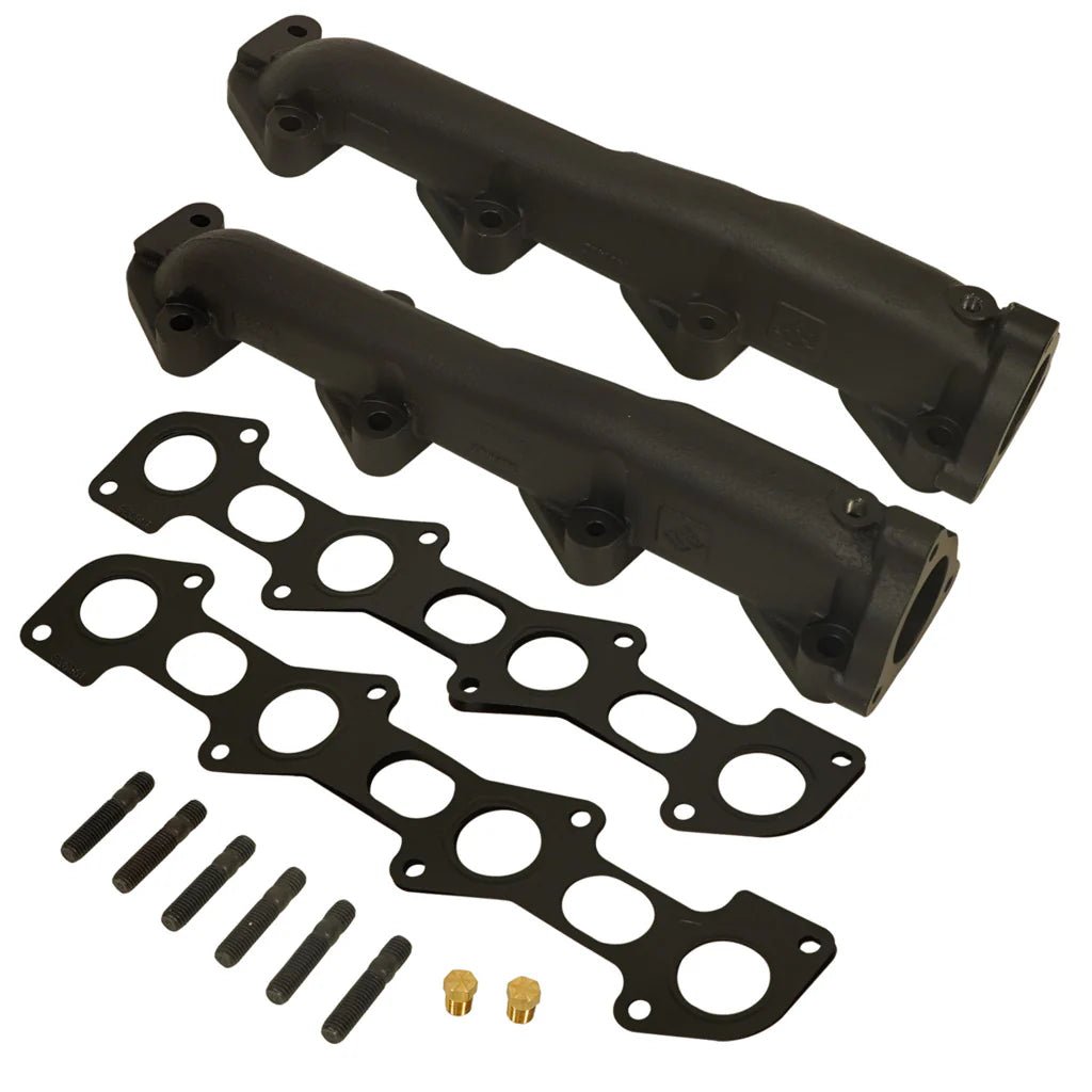 BD Diesel 1041482 Exhaust Manifolds (2008 - 2010 Powerstroke) - Southern Diesel Supply
