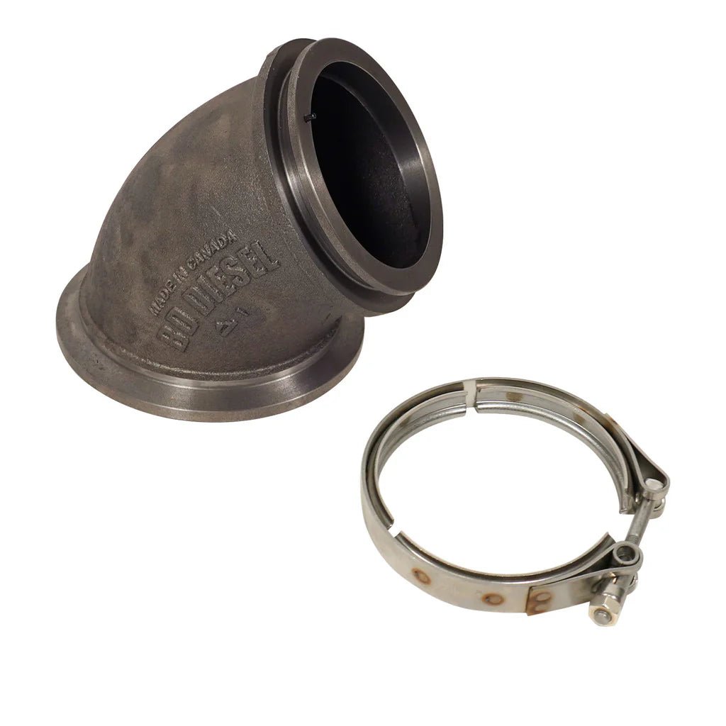 BD Diesel 1045101 Cast Turbo Exhaust Elbow (2007.5 - 2012 Cummins) - Southern Diesel Supply